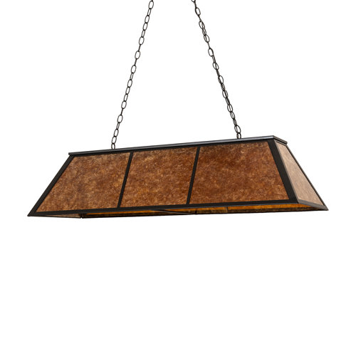 Loon Peak® Steil 6 Light Textured Black Pool Table Lights Pendant